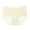Yellow, variant on Women Ultra Thin Ice Silk Underwear Seamless Mid Waisted Stretchy Panties Ladies Breathable Sheer Briefs
