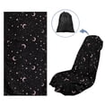 thumbnail image 5 of Xixirimido Celestial Moon Stars Print Car Towel Seat Covers Multifunctional Towel for Gym Outdoor Sport, Picnic, Beach, Pet Travel, Non-Slip Washable Car Seat Protector, 2Pack, 5 of 8