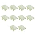 thumbnail image 4 of 10 piezas de organizador de zapatos, estante de almacenamiento versátil, ahorra espacio, soporte de exhibición, accesorios para garaje y dormitorio. Verde, 4 of 8