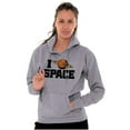 thumbnail image 3 of Saturn Love I Heart Outer Space Hoodie Sweatshirt Women Men Brisco Brands S, 3 of 6