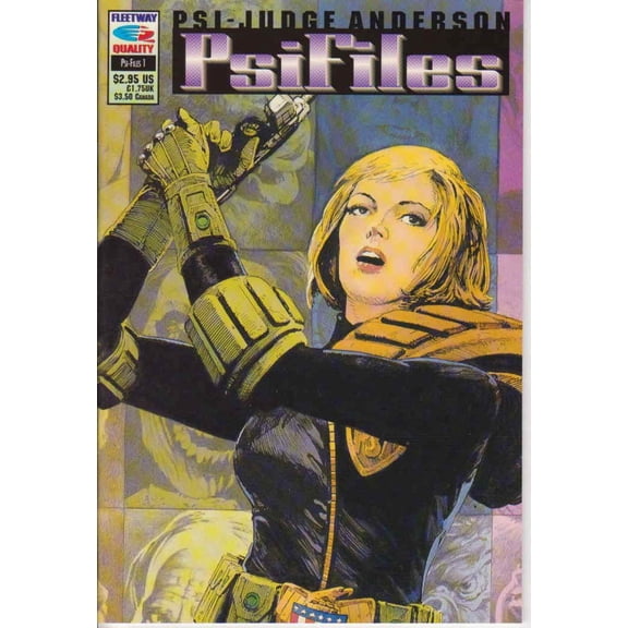 Psi-Judge Anderson: Psifiles #1 VF ; Fleetway Quality Comic Book