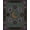 Green, Pattern 4, variant on Design&I 8'x10' Washable Area Rug Green Nighttime Landscape with Celestial Accents Enchanting Forest Scene, Starry Sky, for Living Room, Family Extra Large Skid-Resistant Low Profile