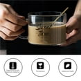 thumbnail image 4 of Matsuzay Vaso de vidrio Carta resistente a altas temperaturas Taza de agua Exquisita taza de bebida fría Gran capacidad Taza de bebida extra fría Barra de herramientas No.6 Matsuzay HA027142-06, 4 of 6
