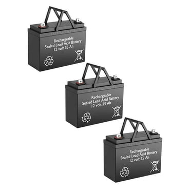 BatteryGuy Best Technologies BA12 replacement 12V 35Ah battery - BatteryGuy brand equivalent (Qty of 3)