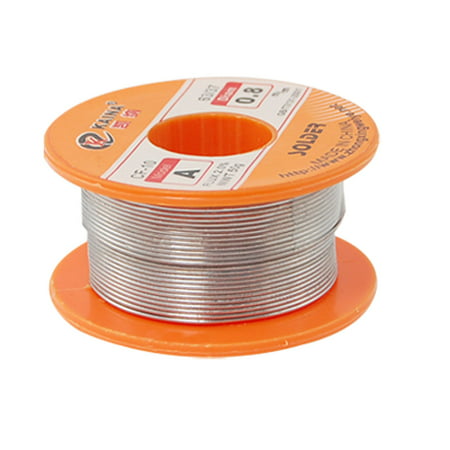 Unique Bargains 0.8mm 63/37 Tin  Roll Rosin Core Solder 2% Flux Soldering Wire (Best Way To Solder Two Wires Together)
