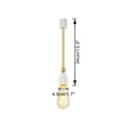 thumbnail image 3 of FSLiving H-Type Track Pendant Light 180 Degree Adjustable White Ceramic E26 Base Simple Modern Design for Kitchen Sink Counter Home Decor, Customizable (No Bulb, No Ceiling Track) - 1 Light, 3 of 8