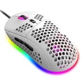 thumbnail image 4 of fashionhome Game Mouse USB Wired RGB Light Gaming Mouse DPI Adjustable Portable Computer Accessory, White White, 4 of 6