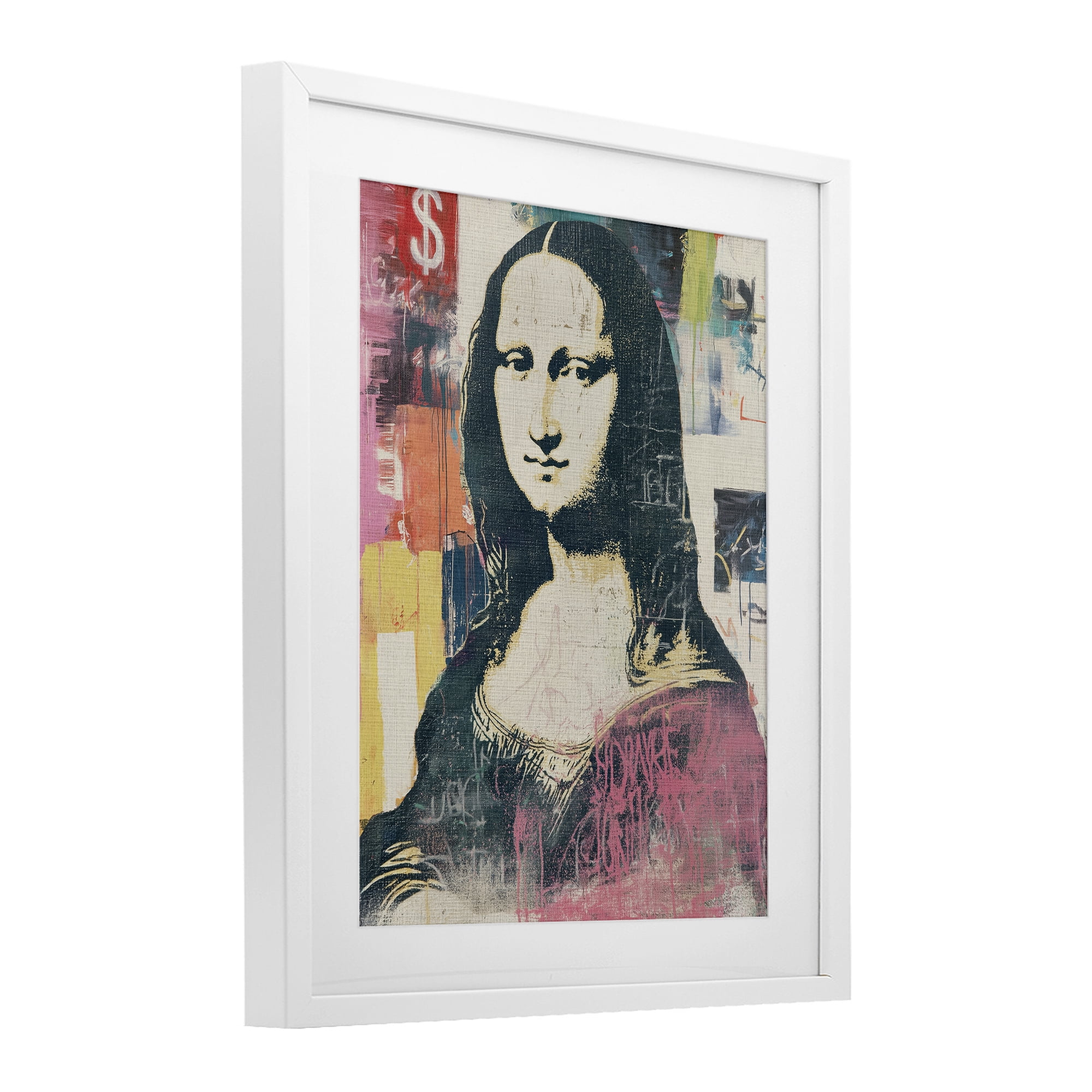 Stupell Industries Urban Renaissance Portrait White Framed Print Under Glass, design by Svetlana Aleynikova