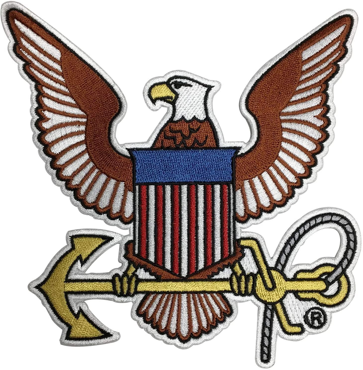 United States Navy Patch Embroidered Appliqué Patch Sew or Iron On