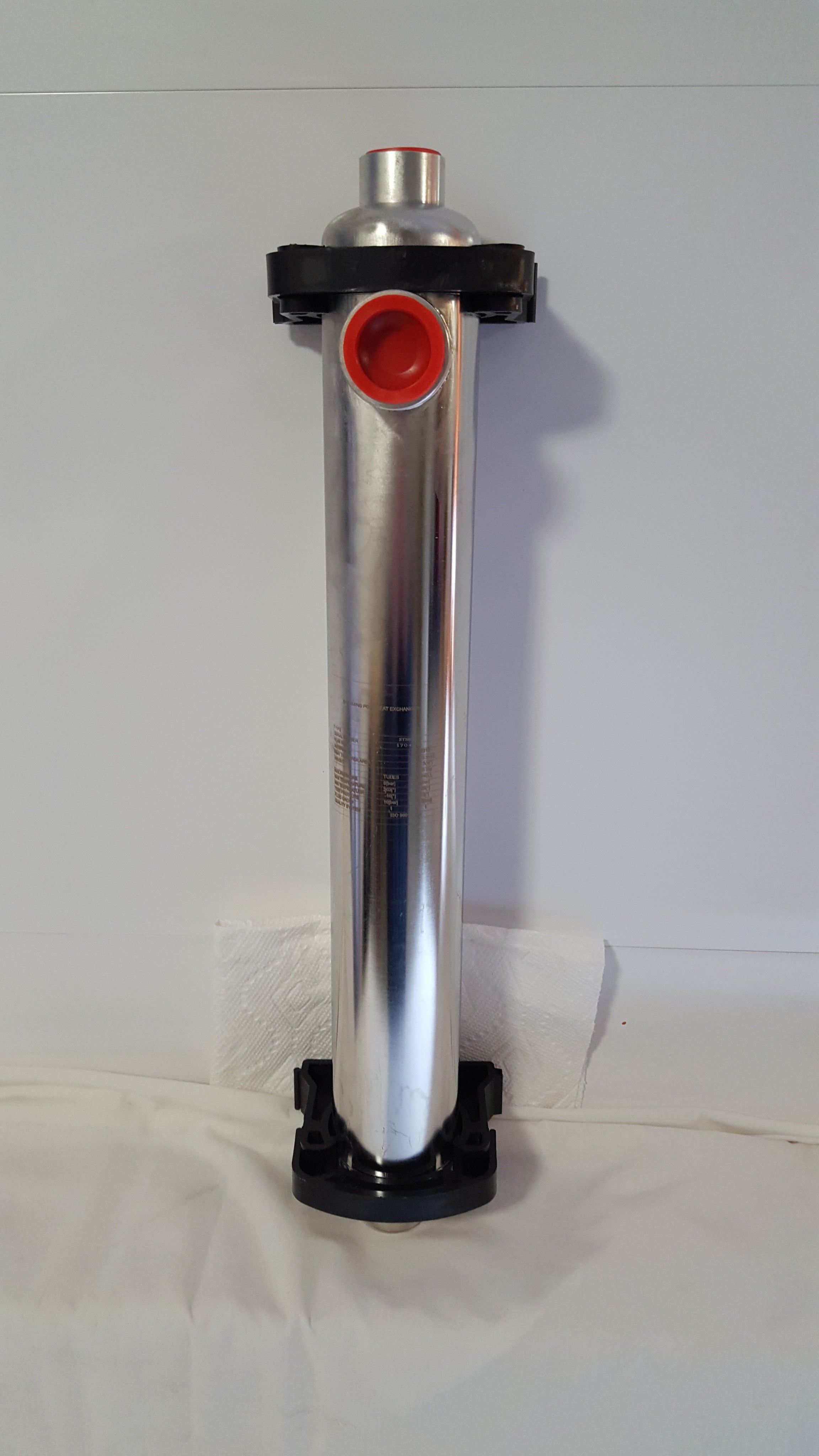 85,000 BTU Stainless Steel Tube and Shell Heat Exchanger for Pools/Spas os