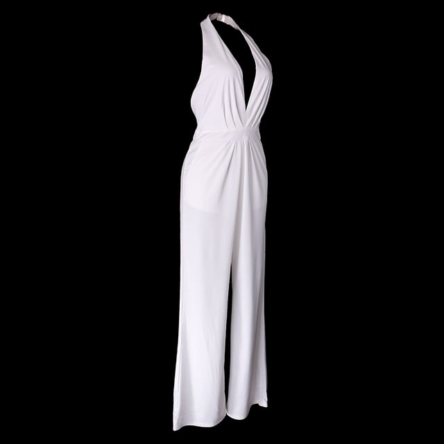 Sexy Womens Backless Evening Party Playsuit Ladies Romper Mono Colco Mono de las mujeres