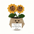 thumbnail image 2 of Teacher Appreciation Decorations Sunflower Desk Decor Small Plant Pot Gift for Teacher Office Desk Decor Cute Office Decor Table Top Decor Mothers Day Gift, 2 of 8