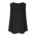 thumbnail image 4 of ZyeKqe Womens Plus Size Summer Tank-Tops Scoop Neck Camisole Sleeveless T Shirts Loose Fitted Tunics Top Tees, 4 of 8