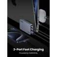 thumbnail image 3 of Cargador UGREEN Nexode Pro 65W USB C de 3 puertos para MacBook Pro/Air, 3 of 7