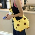 thumbnail image 6 of FENOHREFE Women Bag Plush Giraffe Shoulder Bag Korean Styles Crossbody Bag Simple Messengers Bag Lovely Cartoon Bag for Daily, 6 of 8