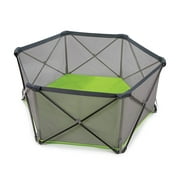 Summer Infant Pop ‘n Play Portable Playard, Green – Lightweight Play Pen for Indoor and Outdoor Use – Portable Playard with Fast, Easy and Compact Fold