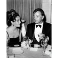 thumbnail image 2 of Hollywood Photo Archive 26x32 White Modern Wood Framed Museum Art Print Titled - Elizabeth Taylor and Richard Burton, 2 of 4