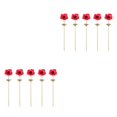 thumbnail image 4 of Wosthever 5 piezas de flores de bricolaje de boda de seda de anémona artificial Rojo 2Conjunto, 4 of 6