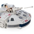 thumbnail image 6 of Disney Store Star Wars Millennium Falcon Light Up 15" Play Set Rey & Chewie Toy Figures Marvel ToyBox, 6 of 8