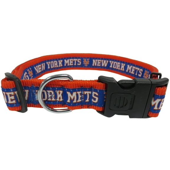 Pets First MLB New York Mets Dogs and Cats Collar - Heavy-Duty, Durable & Adjustable - Extra Large