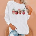 thumbnail image 2 of WXLWZYWL Trendy Sweatshirts For Women 2023 Women'S And Winter Solid Color Round Neck Loose Pullover Sweater Top Hooded Sweater, 2 of 6