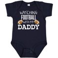 thumbnail image 3 of Inktastic Watching Football with My Daddy Boys or Girls Baby Bodysuit, 3 of 5