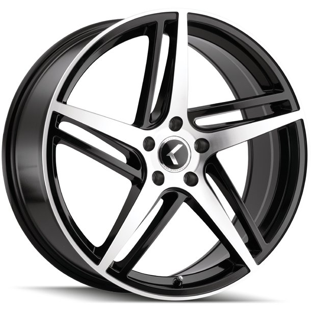 Kraze KR195 20x8.5 5x115 +38mm Black/Machined Wheel Rim 20" Inch