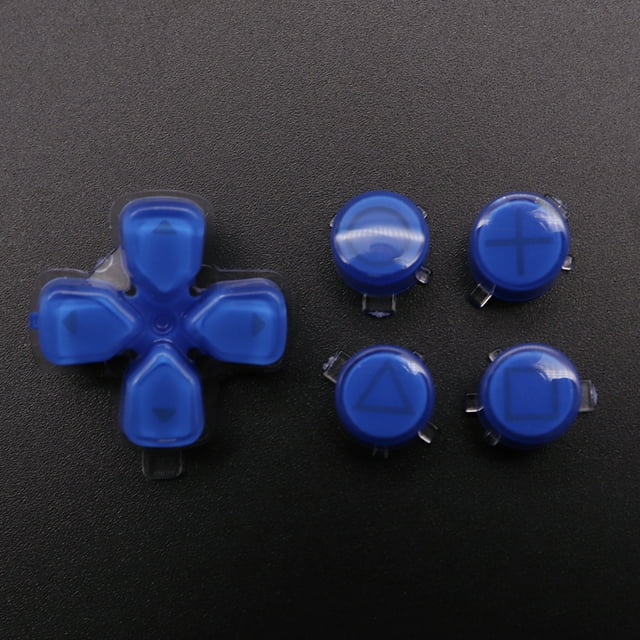 Pour Remplacement de Manette PS5 Dpad & ABXY Boutons Gelée Clé de Déclenchement Pièce de Réparation pour PS5 Manette N4