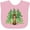 AD-Pink, variant on Inktastic Alaska Moose and Trees Boys or Girls Baby Bib