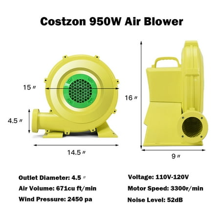 950 watt blower for bounce house