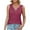 Purple, variant on lmcalzta Womens Summer Tank Tops Loose Fitting Sleeveless T Shirts for Women V Neck Basic Undershirt Solid Color