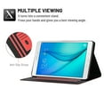 thumbnail image 4 of Dteck Folio Case for Samsung Galaxy Tab A 8.0 2015 SM-T350 T355, Slim Fit Book Cover Design Multi-Angle Stand PU Leather Case Cover, Red, 4 of 5