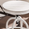 thumbnail image 4 of Southern Enterprises Industrial Adjustable Height Swiveling Stool, Distressed WhiteWhitewash Stain, 4 of 4