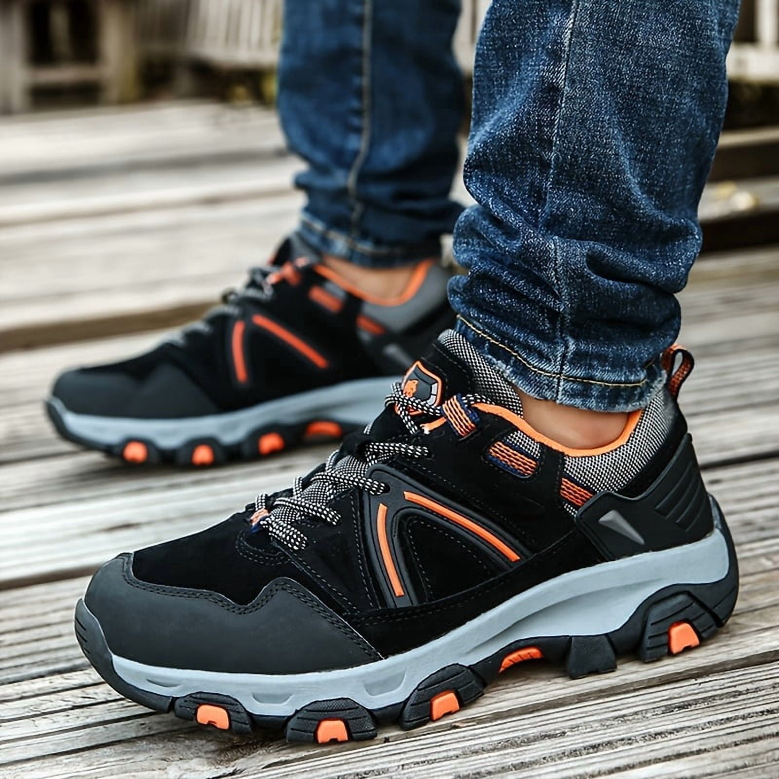 Unisex New Hiking Shoes, Available in Large Sizes for All Seasons, Suitable for Outdoor Activities. High-Quality, Slip-Resistant, Durable Sports Shoes with Excellent Grip. Easy Design, Perfect for Mo