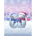 thumbnail image 1 of Taladro de diamante Muñeco de nieve 5D Kits de pintura de bricolaje Decoración de pared redonda completa Arte de diamantes de imitación Hugtrwg Para estrenar, 1 of 9