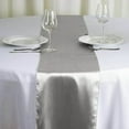 thumbnail image 5 of Efavormart 10 PCS 12"x108" Silver Satin Table Runner, 5 of 6