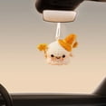 thumbnail image 4 of Cute Halloween Ghost Crochet Keychain, Handmade Knitted White Ghost Bag Charm with Candy Pendant for Car Keys Backpack Purse, Soft Plush Key Ring Gifts Birthday Christmas, 4 of 6