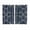 Multicolor, variant on Geometric Navy Kitchen Curtains 63 Inch Length, Blue Contemporary Country Boho Flower Grommet Top Bedroom Living Room Curtains, Light Filtering Cafe Curtain Drapes 2 Panels Set 84''x63''