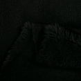 thumbnail image 7 of PiccoCasa Faux Fur Plush Blanket Throw Blanket for Couch, Black Twin(60"x80"), 7 of 7
