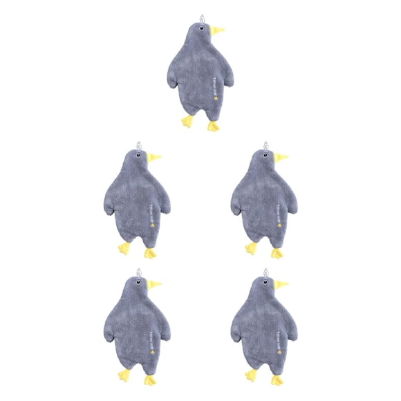 Billuyoard Toalla de mano Toalla absorbente de dibujos animados Toallas bordadas colgantes Pañuelo de tela Suministros para el hogar Niños Type2 NO2