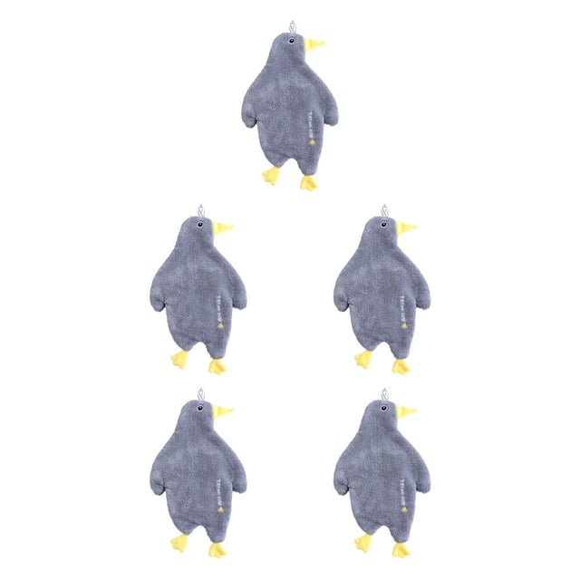 Billuyoard Toalla de mano Toalla absorbente de dibujos animados Toallas bordadas colgantes Pañuelo de tela Suministros para el hogar Niños Type2 NO2