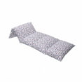 thumbnail image 4 of Starfish Floor Pillow Lounger Cover, Nautical Pattern with Navy Marine Rope Red Starfish Shells Scallops Seahorses, Nap Mat Printed Fabric Case for 5 Pillows, 88" x 27", Multicolor, by Ambesonne, 4 of 5