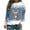 Light Blue, variant on Tetras Plus Size Tops for Women,Women's Winter Printed Loose T-Shirt,Long Sleeves Blouse,Round Neck Casual Tops