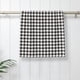 thumbnail image 5 of Fotbe Houndstooth Black And White Toalla Premium con Patrón, Toalla de Microfibra de Secado Rápido, Ligera y Altamente Absorbente (27.5x16in), Ideal para Uso Diario, 5 of 6