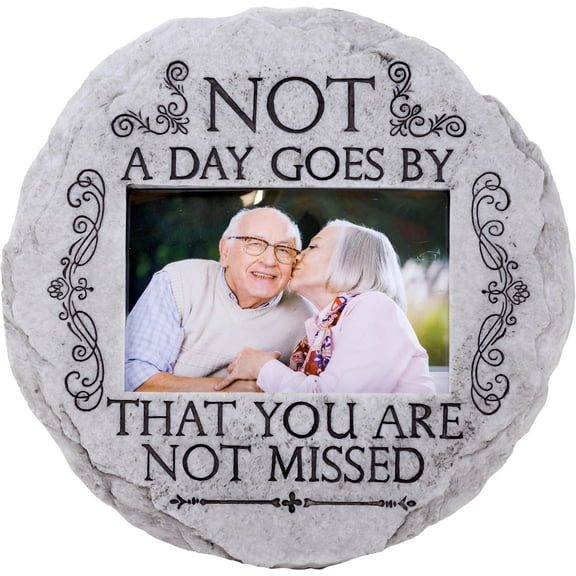 NOT A DAY PHOTO STEPPING STONE / DECORATIVE WALL PLAQUE