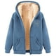thumbnail image 2 of Chaqueta y sudadera informal con capucha de manga larga para mujer, con estampado de moda, de polar y capucha, 2 of 4