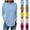 Light Blue#1, variant on pstuiky Womens Long Sleeve Tops Solid Color Round Neck Tops Casual Loose Fit Tunic Tops Trendy Basic Tees Plus Size Tops Fall Clothes Going out Tops for Women