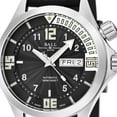 thumbnail image 3 of Ball Men's DM2020A-PA-BKWH 'Engineer' Black Dial Black Rubber Strap Swiss Automatic Watch, 3 of 3