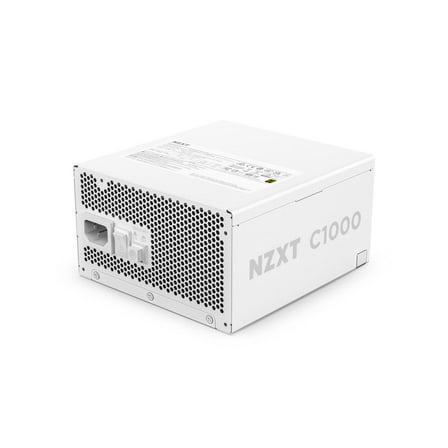 NZXT ATX 3.1 1000 Watt 80 Plus Gold Fully Modular Low-Noise Power Supply -White - PA-0G2BW-US