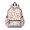 Pioneer Flower Floral Print Pattern-2, variant on Pioneer Flower Floral Print Pattern Cute School Backpack with Padded Back and Adjustable Shoulder Straps 13.4"x11"x4.7"